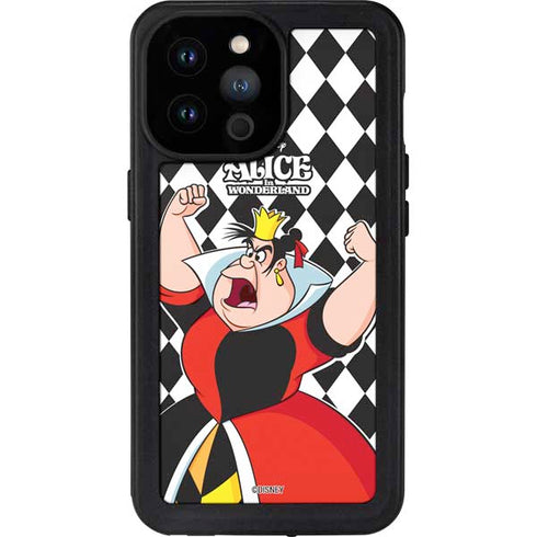 Disney Alice in Wonderland Queen of Hearts Off with their Head! iPhone 14 Pro Max Waterproof Case