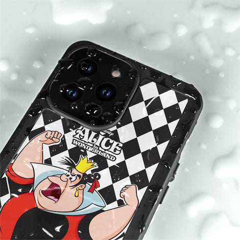 Disney Alice in Wonderland Queen of Hearts Off with their Head! iPhone 14 Pro Max Waterproof Case