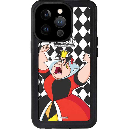 Disney Alice in Wonderland Queen of Hearts Off with their Head! iPhone 14 Pro Waterproof Case