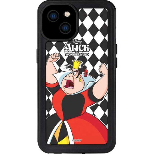 Disney Alice in Wonderland Queen of Hearts Off with their Head! iPhone 15 Plus Waterproof Case