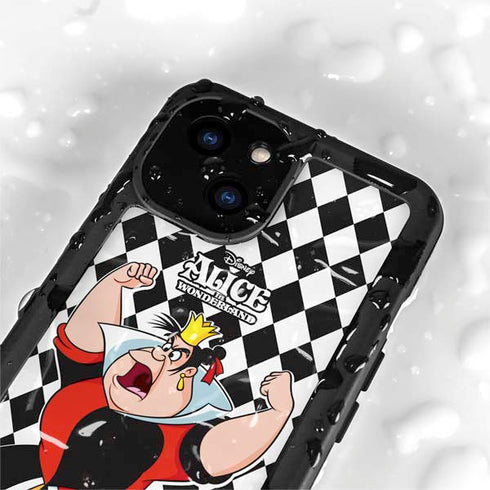 Disney Alice in Wonderland Queen of Hearts Off with their Head! iPhone 15 Plus Waterproof Case