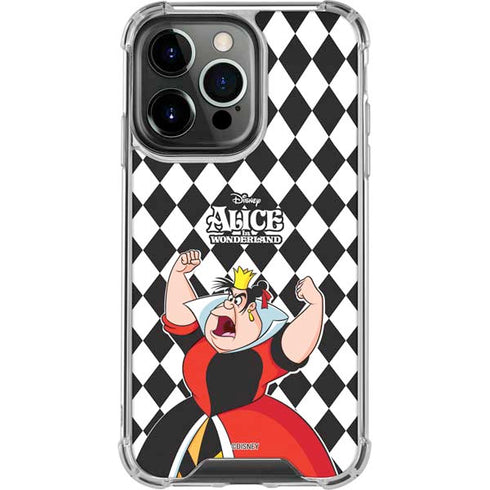 Disney Alice in Wonderland Queen of Hearts Off with their Head! iPhone 15 Pro Max Clear Case