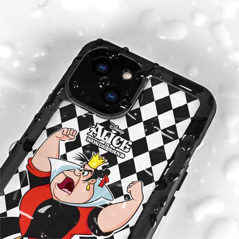 Disney Alice in Wonderland Queen of Hearts Off with their Head! iPhone 15 Waterproof Case