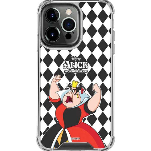 Disney Alice in Wonderland Queen of Hearts Off with their Head! iPhone 16 Pro Max Clear Case