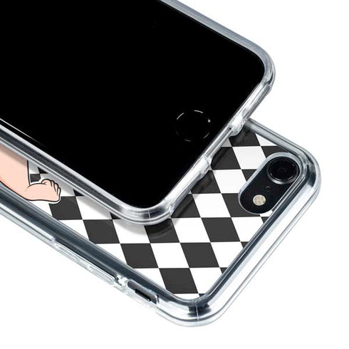 Disney Alice in Wonderland Queen of Hearts Off with their Head! iPhone SE (2nd & 3rd Gen) Clear Case