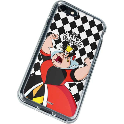 Disney Alice in Wonderland Queen of Hearts Off with their Head! iPhone SE (2nd & 3rd Gen) Clear Case