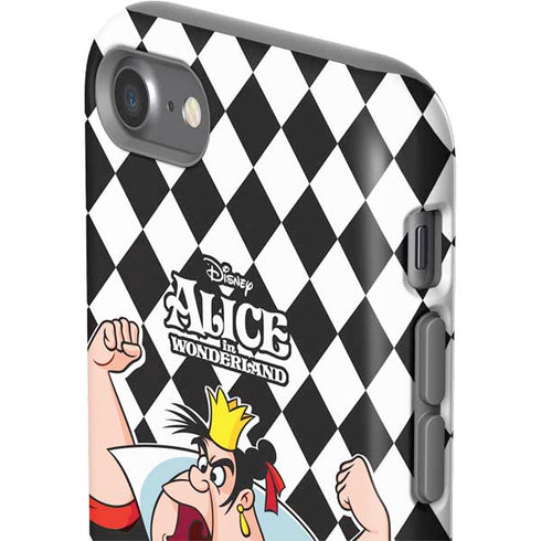 Disney Alice in Wonderland Queen of Hearts Off with their Head! iPhone SE (2nd & 3rd Gen) Pro Case