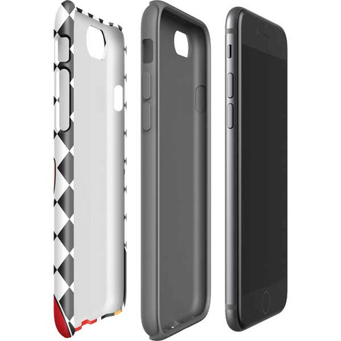 Disney Alice in Wonderland Queen of Hearts Off with their Head! iPhone SE (2nd & 3rd Gen) Pro Case