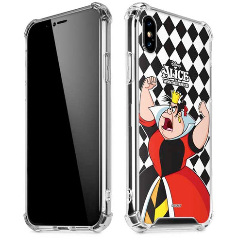 Disney Alice in Wonderland Queen of Hearts Off with their Head! iPhone X/XS Clear Case