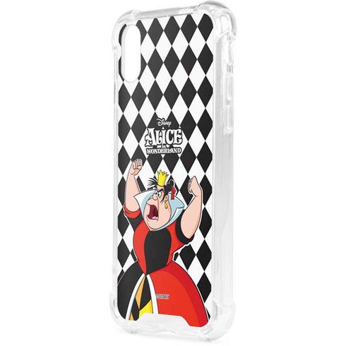 Disney Alice in Wonderland Queen of Hearts Off with their Head! iPhone XS Clear Case