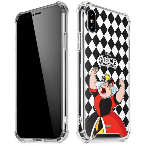 Disney Alice in Wonderland Queen of Hearts Off with their Head! iPhone XS Max Clear Case