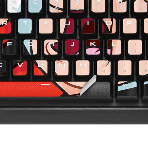 Disney Alice in Wonderland Queen of Hearts Off with their Head! K95 RGB PLATINUM Mechanical Gaming Keyboard Skin