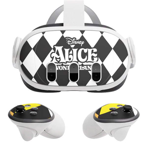 Disney Alice in Wonderland Queen of Hearts Off with their Head! Meta Quest 3 Skin