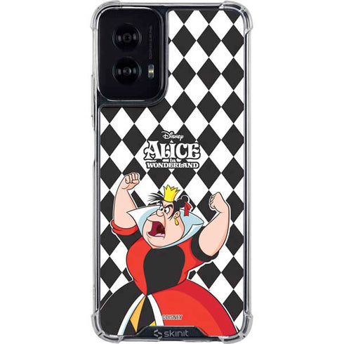 Disney Alice in Wonderland Queen of Hearts Off with their Head! Moto G Power 5G (2024) Clear Case