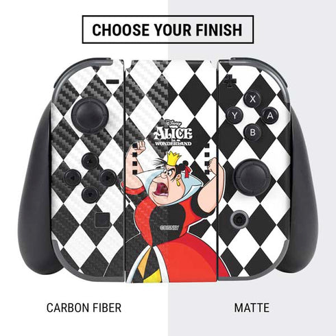 Disney Alice in Wonderland Queen of Hearts Off with their Head! Nintendo Switch Bundle Skin