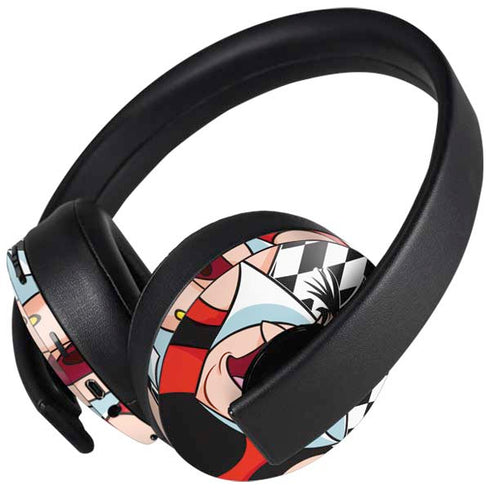 Disney Alice in Wonderland Queen of Hearts Off with their Head! PlayStation 4 Gold Wireless Headset Skin