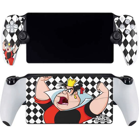 Disney Alice in Wonderland Queen of Hearts Off with their Head! PlayStation Portal Remote Player Skin