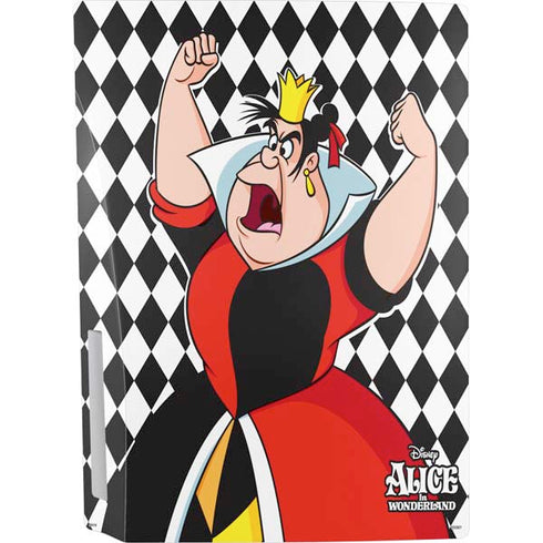 Disney Alice in Wonderland Queen of Hearts Off with their Head! PS5 Console Skin