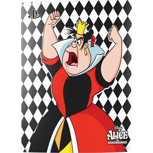 Disney Alice in Wonderland Queen of Hearts Off with their Head! PS5 Digital Edition Console Skin