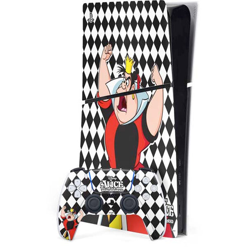 Disney Alice in Wonderland Queen of Hearts Off with their Head! PlayStation PS5 Skins