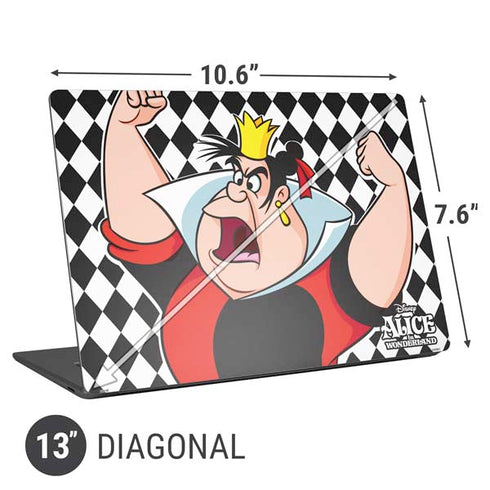 Disney Alice in Wonderland Queen of Hearts Off with their Head! Universal Laptop 13in (10.6 x 7.6in) Skin