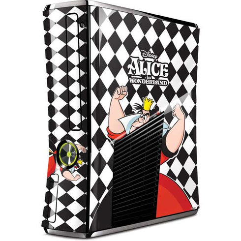 Disney Alice in Wonderland Queen of Hearts Off with their Head! Xbox 360 Slim (2010) Skin
