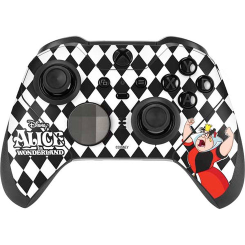 Disney Alice in Wonderland Queen of Hearts Off with their Head! Xbox Elite Wireless Controller Series 2 Skin