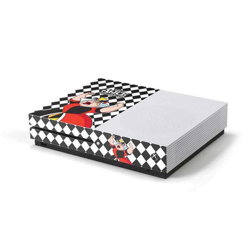 Disney Alice in Wonderland Queen of Hearts Off with their Head! Xbox One S Console Skin