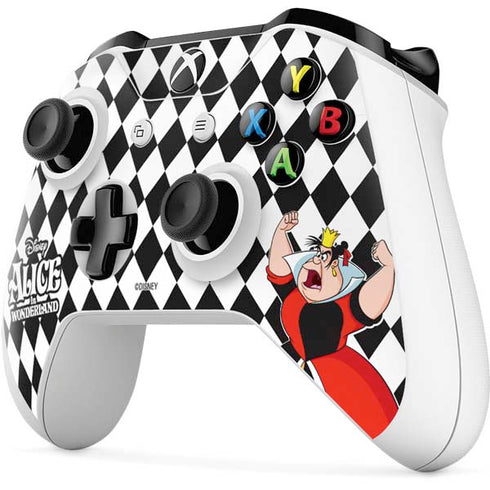 Disney Alice in Wonderland Queen of Hearts Off with their Head! Xbox One S Controller Skin