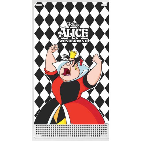 Disney Alice in Wonderland Queen of Hearts Off with their Head! Xbox Series S Console Skin