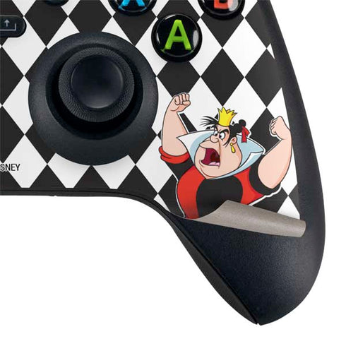Disney Alice in Wonderland Queen of Hearts Off with their Head! Xbox Series X Controller Skin