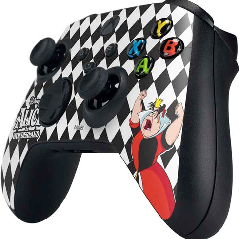 Disney Alice in Wonderland Queen of Hearts Off with their Head! Xbox Series X Controller Skin