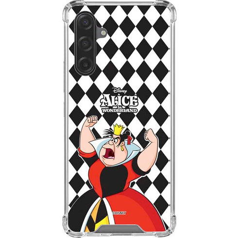 Disney Alice in Wonderland Queen of Hearts Off with their Head! Galaxy A17 Clear Case
