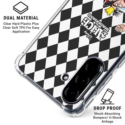 Disney Alice in Wonderland Queen of Hearts Off with their Head! Galaxy A36 5G Clear Case