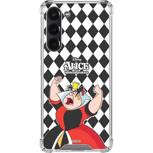 Disney Alice in Wonderland Queen of Hearts Off with their Head! Galaxy S24 FE Clear Case