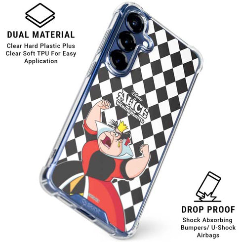 Disney Alice in Wonderland Queen of Hearts Off with their Head! Galaxy S25 Plus Clear Case