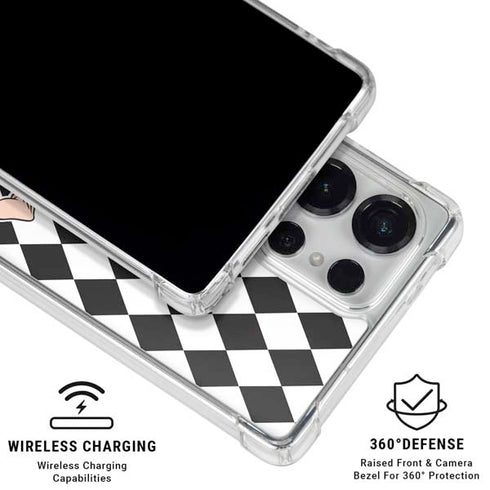 Disney Alice in Wonderland Queen of Hearts Off with their Head! Galaxy S25 Ultra Clear Case