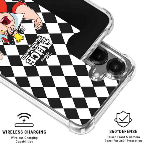 Disney Alice in Wonderland Queen of Hearts Off with their Head! Galaxy S26 Plus Clear Case