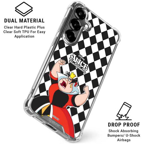 Disney Alice in Wonderland Queen of Hearts Off with their Head! Galaxy S26 Plus Clear Case
