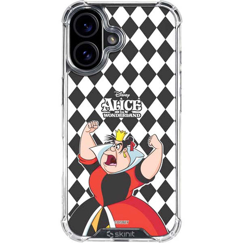Disney Alice in Wonderland Queen of Hearts Off with their Head! iPhone 16 Clear Case