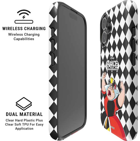 Disney Alice in Wonderland Queen of Hearts Off with their Head! iPhone 16 Magsafe Impact Case
