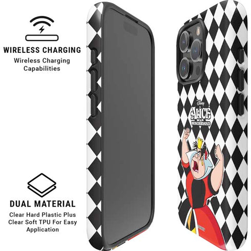 Disney Alice in Wonderland Queen of Hearts Off with their Head! iPhone 16 Pro Max Magsafe Impact Case