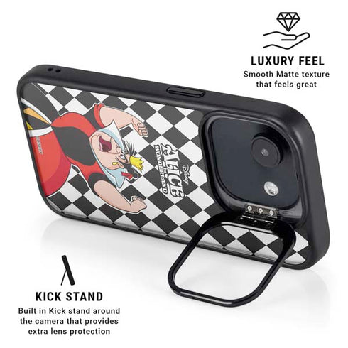 Disney Alice in Wonderland Queen of Hearts Off with their Head! iPhone 16e Kickstand Case
