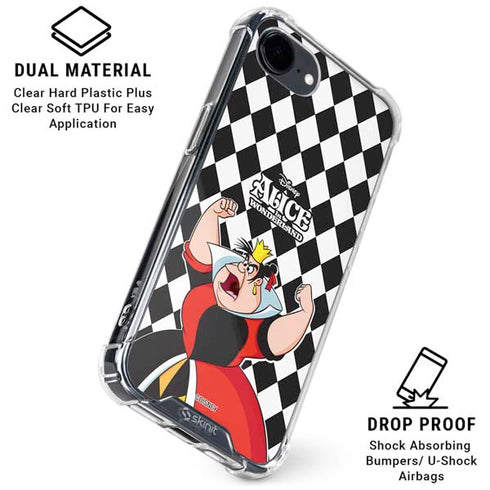 Disney Alice in Wonderland Queen of Hearts Off with their Head! iPhone 16e Clear Case