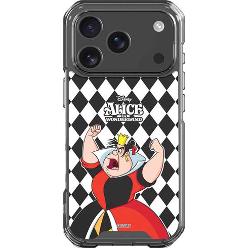 Disney Alice in Wonderland Queen of Hearts Off with their Head! iPhone 18 Pro Clear Case