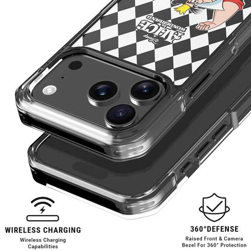 Disney Alice in Wonderland Queen of Hearts Off with their Head! iPhone 18 Pro Clear Case