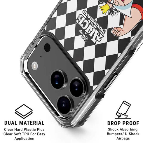 Disney Alice in Wonderland Queen of Hearts Off with their Head! iPhone 18 Pro Clear Case