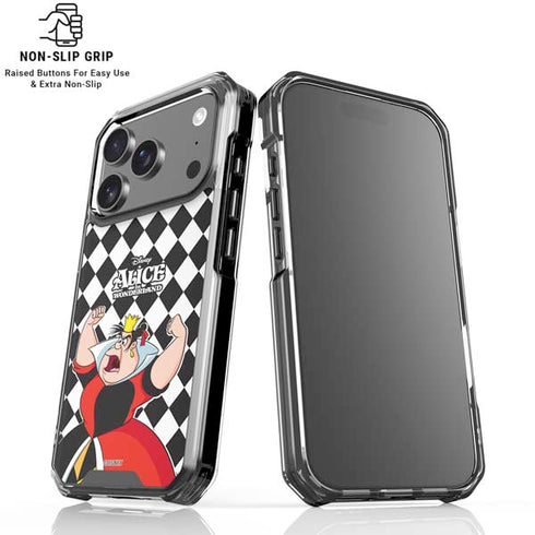 Disney Alice in Wonderland Queen of Hearts Off with their Head! iPhone 18 Pro Clear Case