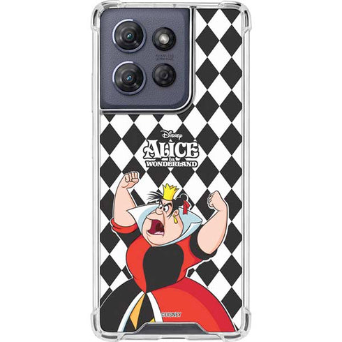 Disney Alice in Wonderland Queen of Hearts Off with their Head! Moto G Power 5G (2025) Clear Case