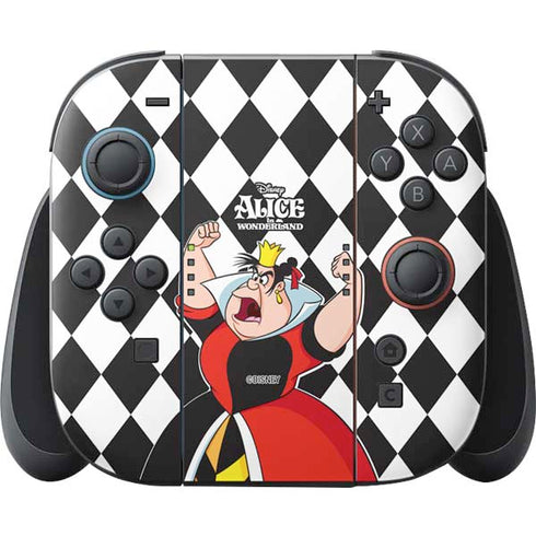 Disney Alice in Wonderland Queen of Hearts Off with their Head! Nintendo Switch 2 (2025) Joy-Con Controller Skin